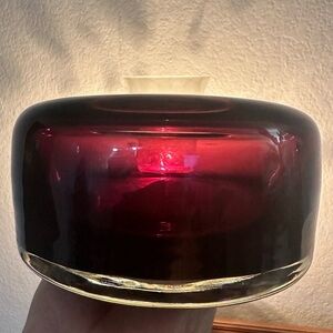 Todd Oldham heavy purple vase